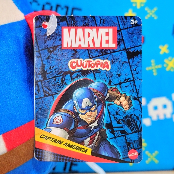 Marvel Cuutopia Captain America 8" UltraSoft Stuffed Comic Book Toy Plush NWT - Picture 5 of 6